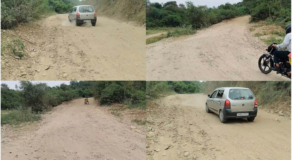 Khuralgarh Sahib Road in Dilapidated State Administrative Negligence Heightens Risk of Accidents
